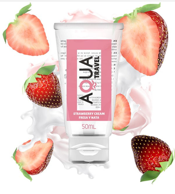 Lubrifiant comestible à la Fraise - Aqua - 50ml