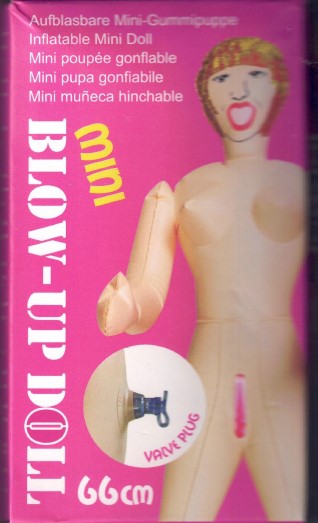 Mini Poupée Gonflable Femme Brune - Out of the Blue OOTB