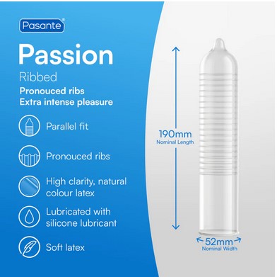 Préservatifs Passion Pasante - boîte de 12