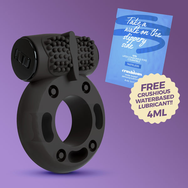 Anneau vibrant à piles - Crushious