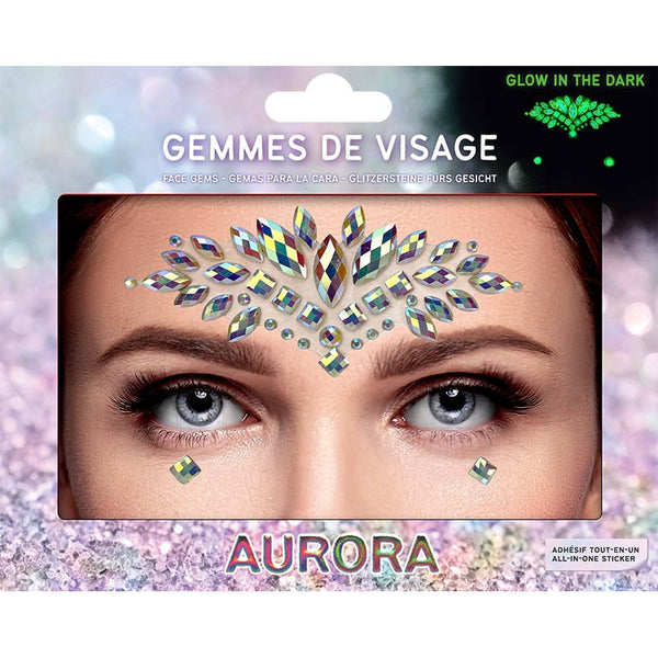 Gemmes de visage - Aurora