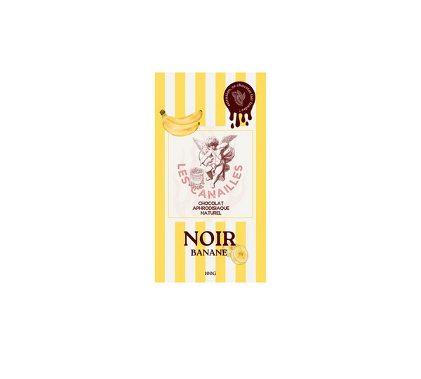 Chocolat aphrodisiaque Noir Banane - 100gr - Les Canailles