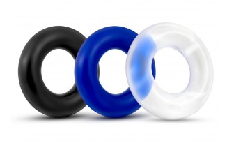 Lot 3 cockrings souples - Power Plus Lovetoy