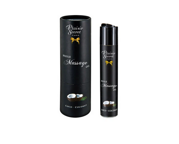 Huile de massage comestible Coco - Plaisir Secret - 60ml
