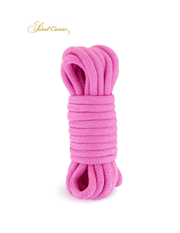 Corde de Bondage 5m - Rose - Sweet Caress