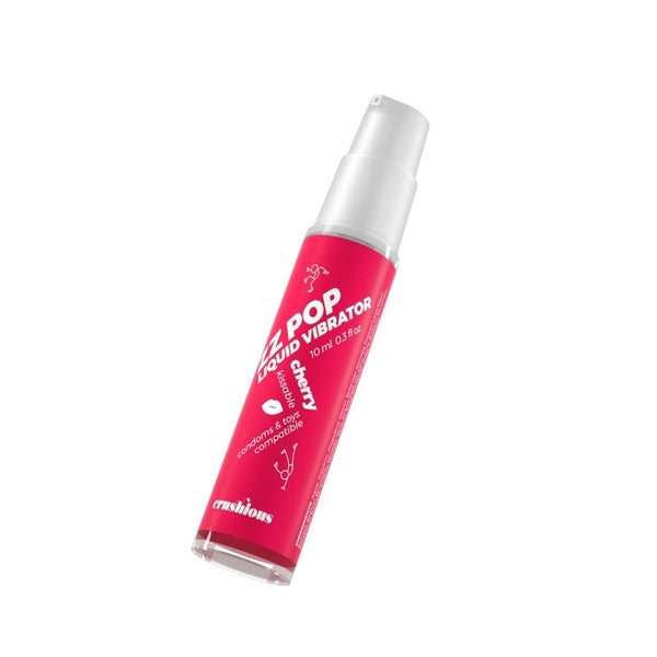 ZZ Pop Liquid Vibrator - Gel stimulant mixte parfum Cerise - Crushious 10ml