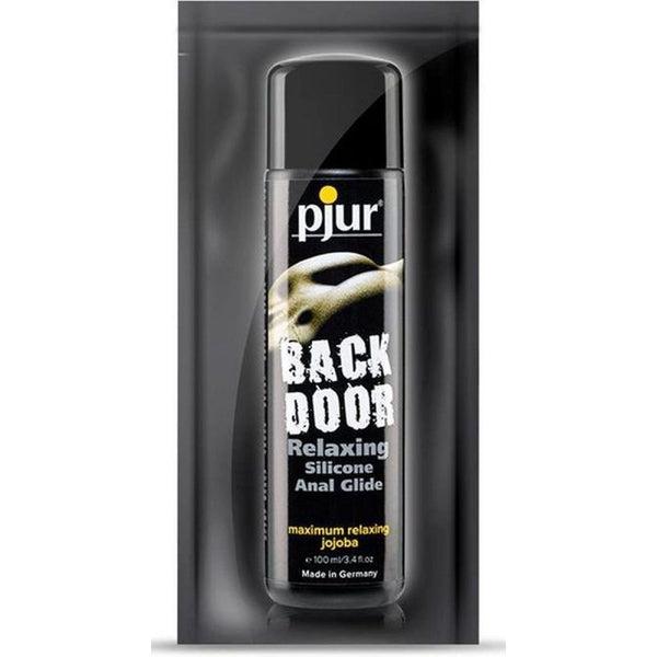 4 Dosettes de gel lubrifiant anal silicone BACK DOOR de Pjur 1.5ml