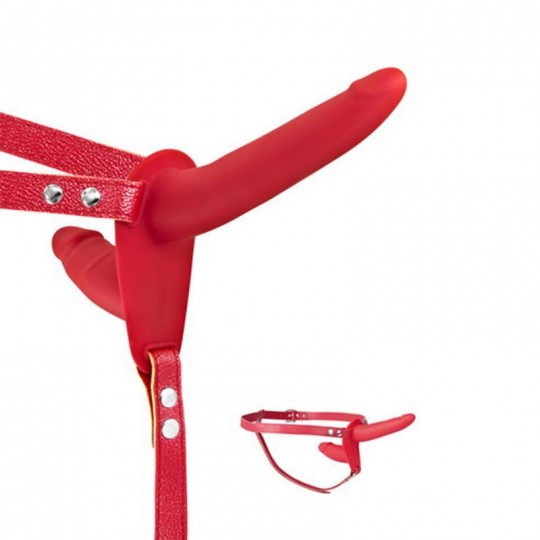 Strap-on harnais avec godemichets inclus - Fetish Tentation