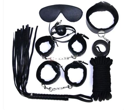 Kit de bondage noir - Toyz 4 Lovers