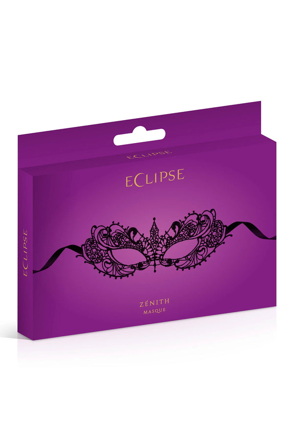 Masque ZENITH Noir en dentelle sexy ECLIPSE