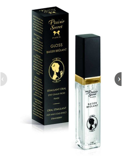 Gloss stimulant effet chaud froid à la fraise - Plaisir Secret - 7ml