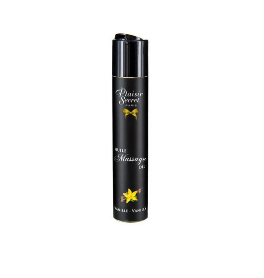 Huile de massage comestible Vanille - Plaisir Secret - 60ml