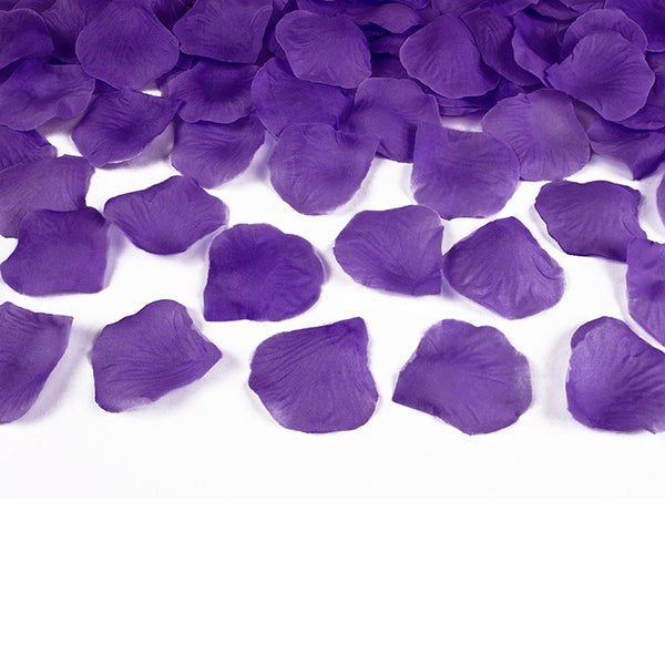 100 Pétales de Roses synthétique Violettes et bougies parfumées - Lilou Plaisir