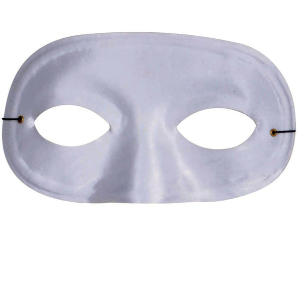 Masque Blanc grand fourberie Domino - homme