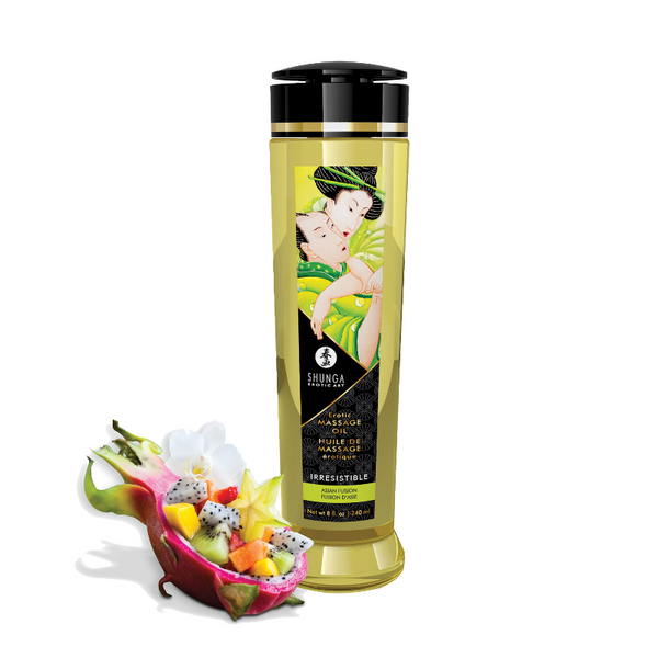 Huile de Massage Irrésistible Fusion d'Asie - Shunga 240ml