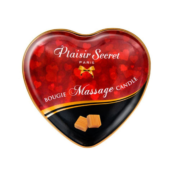 Bougie de Massage Caramel Cœur - Plaisir Secret 35mL