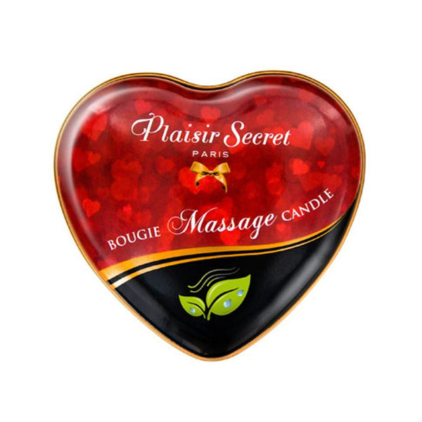 Bougie de Massage Neutre Cœur - Plaisir Secret 35mL