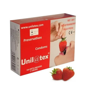 Préservatifs Unilatex Fraise x144