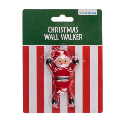 Coureur de mur et fenêtre Noël - père Noël