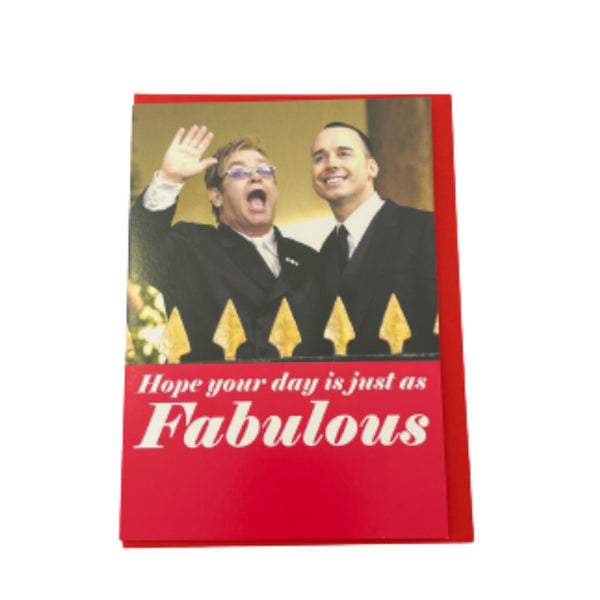 Dean Morris Cards - Carte "Hope your day is just as fabulous"