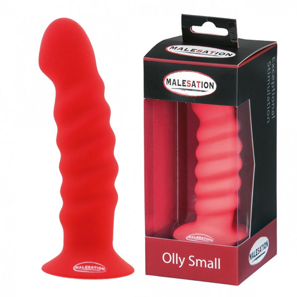 Godemichet Olly Small Rouge - Malesation