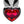 Charger l&#39;image dans la galerie, Rosebud aluminium avec diamant rouge en forme de coeur taille S de Toyz4lovers
