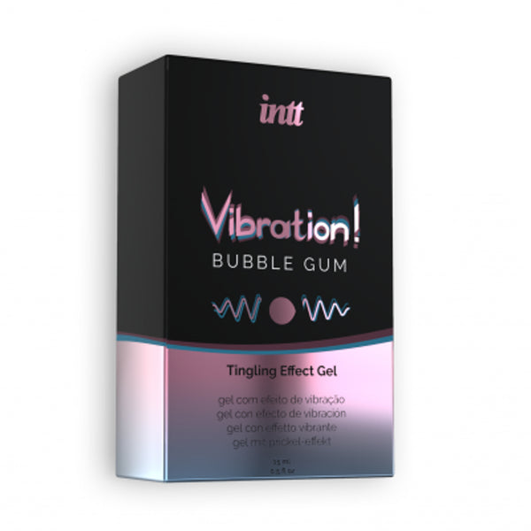 Gel Stimulant Vibrations au Bubble Gum - Intt 15mL