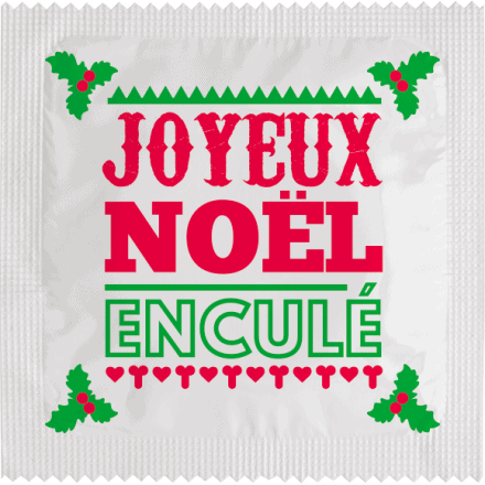 Préservatif Callvin - Joyeux Noël enculé