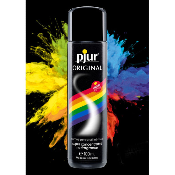 Lubrifiant Pjur Original Édition Pride arc-en-ciel - 100 ml