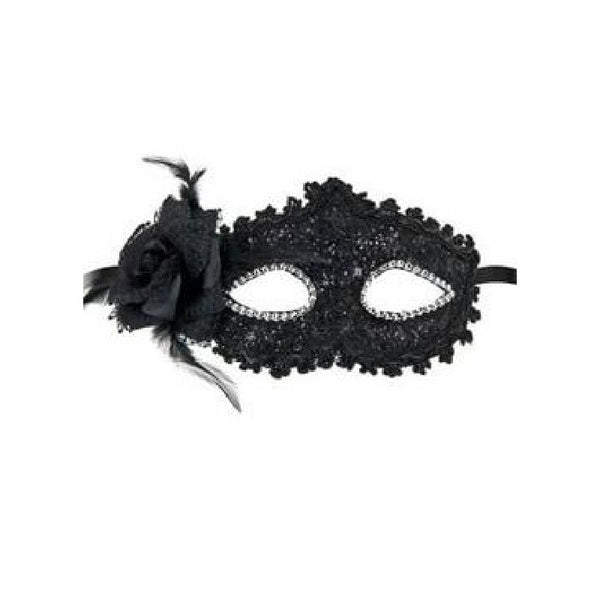 Masque vénitien Bella Figura - noir - Pour femme