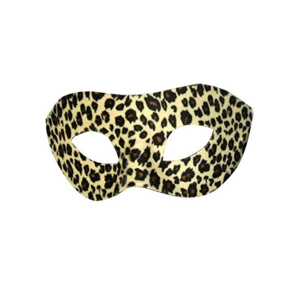 Masque velours léopard