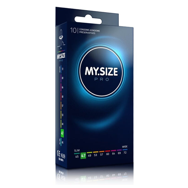Préservatifs Mysize 47mm - Pack de 10 Préservatifs