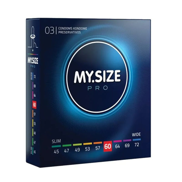 Préservatifs MySize 60mm - 11.5 à 12mm - boite de 36