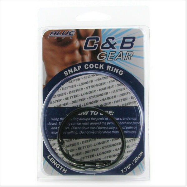 Anneau cockring smili-cuir Snap Cock Ring C&B Gear 20cm
