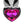 Charger l&#39;image dans la galerie, Rosebud aluminium avec diamant rose en forme de coeur taille S de Toyz4lovers
