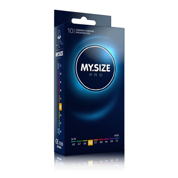Préservatifs Mysize 53mm - Pack de 10 Préservatifs