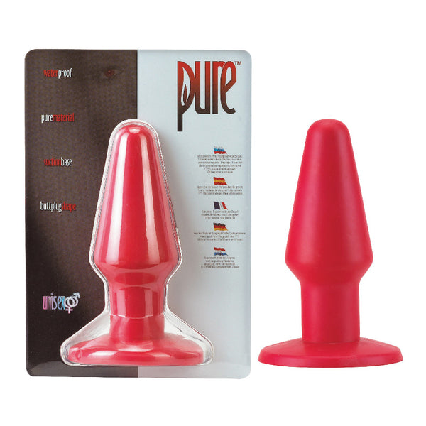 Plug anal Pure Rouge taille L