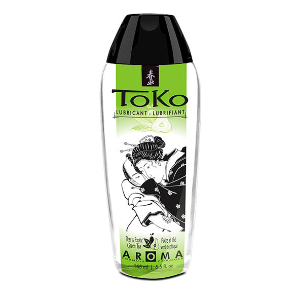Lubrifiant comestible Poire et thé vert exotique  - TOKO 165 ml