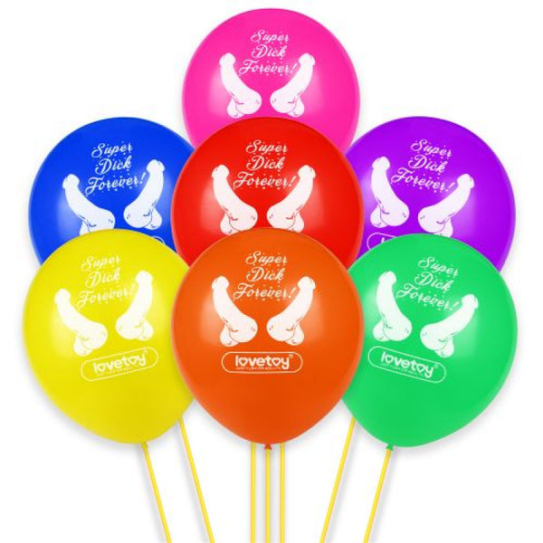 Ballons de baudruche spécial fête Lovetoy