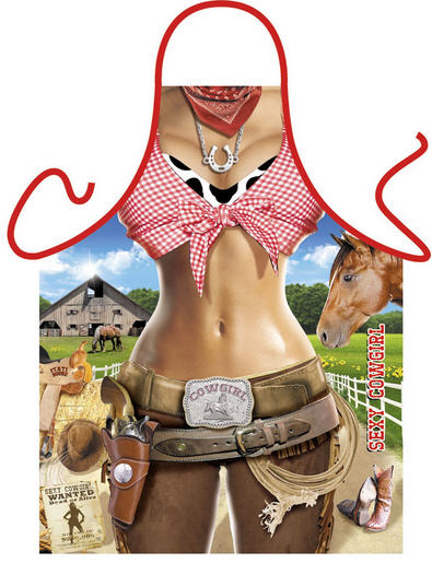 tablier sexy cowgirl cowboy