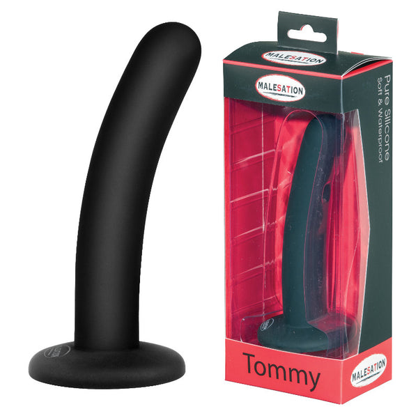 Godemichet Silicone Tommy noir - Malesation