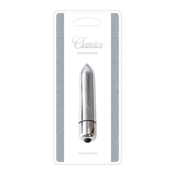 Stimulateur clitoridien Classics Bullet Silver - Toyz4lovers